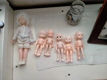 Muñeca BJD de 16CM, 13 muñecas articuladas móviles Blyth con sonrisa de cerdo, cara desnuda, cuerpo de mujer, sin cara, sin pelo, muñecas de maquillaje