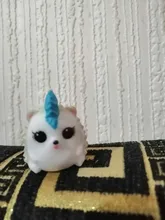 Mini figura de Robot de juguete para mascotas, animal sorpresa, animal raro, unicornio, gato, conejo, grande y pequeño, 3-6cm, 1 ud.