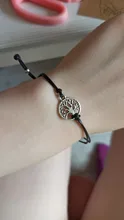 2 unids/set corazón Árbol de la vida encanto pulseras uno para ti, uno para mí cadena negra trenzado pulsera de pareja para hombres mujeres Tarjeta de deseos