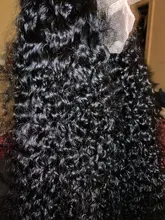 Cynosure-pelucas de cabello humano con encaje frontal para mujeres negras, Remy, rizado, brasileño, prearrancado, cierre de encaje, 13x4/13x6