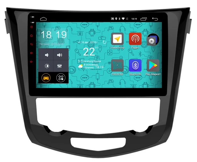 Штатная магнитола Parafar 4G/LTE с IPS матрицей для Nissan Xtail 2014+ на Android 7.1.1 (PF988) | Автомобили