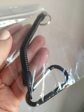 1 Uds llavero táctico retráctil primavera elástico cuerda de seguridad de herramienta senderismo Camping Anti-perdido por teléfono al aire libre senderismo campamento