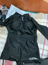 Sexy Swimsuit Bikini-Set Long-Sleeve Push-Up Female High-Waist Women 