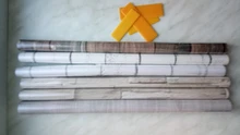 HaoHome Vintage Distressed White Wood Grain Peel and Stick Wallpaper Home Decor
