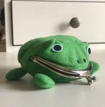 Monedero de rana para mujer, cartera con forma de Manga, monedero bonito, regalo para niños y adultos, 1 ud.