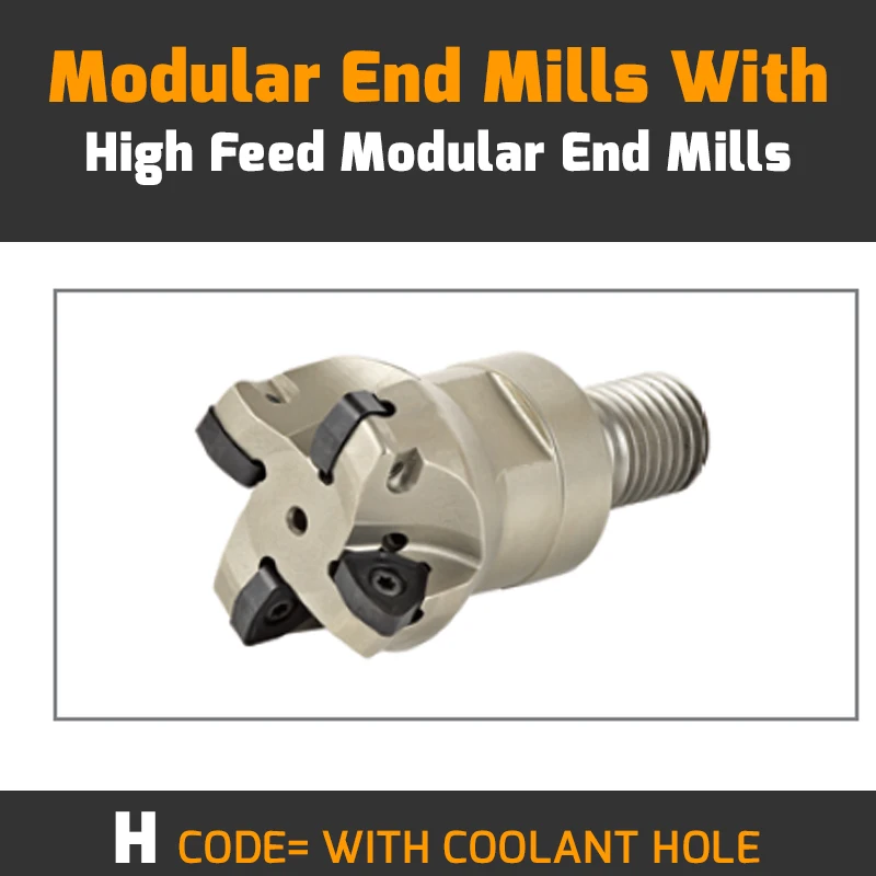 MHT WN0603 D16 M08 L25 Z02 H-WITH охлаждающей жидкости отверстие модульные концевые фрезы со сменной вставкой