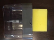 Dispensador con bomba de jabón con soporte de esponja, contenedor dispensador de líquido de limpieza, prensa Manual, organizador de jabón, herramienta de Limpiador de cocina