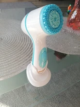 Cepillo de limpieza Facial eléctrico 3 en 1, masajeador Facial giratorio de silicona, limpieza profunda con cepillo, exfoliación de la piel, resistente al agua, 50