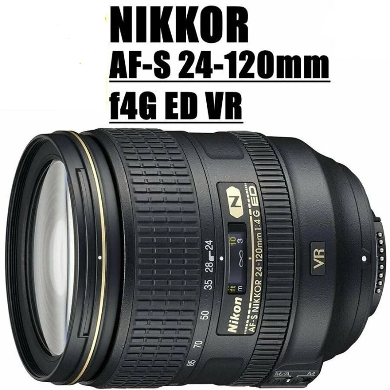 Nikon lente Zoom AF S NIKKOR 24 120mm f/4G ED VR para D810 D780 D750 D7500 D5600 D3500, novedad|nikon af-s nikkor|zoom lensaf-s nikkor -