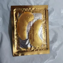 Ameizii 24k Gold Crystal Collagen Eye Masks Dark Circles Remove Moisturizing Skin Care Eye Patches Ageless Gel Mask Eyes Pads