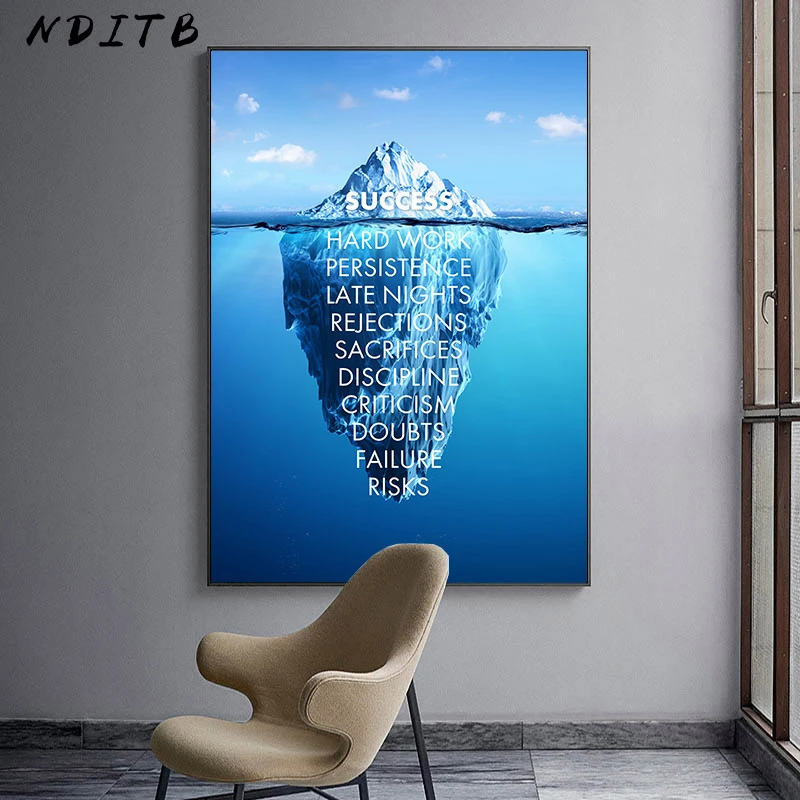 Affiche Murale Nordique Avec Citation De Reussite Ice Mountain Peinture Sur Toile Imprimee Decoration Moderne Pour Maison Et Bureau Aliexpress Affiche Murale Nordique Avec Citation De Reussite Ice Mountain Peinture Sur Toile Imprimee Decoration Moderne Pour Maison Et Bureau Aliexpress