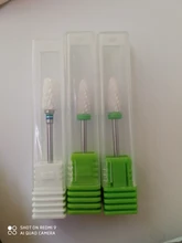 Fresas de cerámica para uñas, brocas eléctricas para manicura y pedicura, máquina de limado, equipo de herramientas de Arte de uñas, 1 Uds.