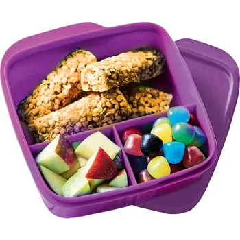 

Tupperware Compartment Nutrition Box 550 ml Purple