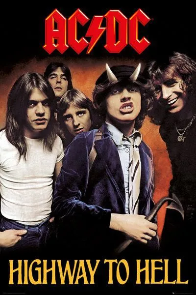 AC/DC - Highway to Hell (постер) | Дом и сад