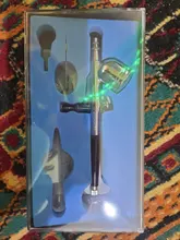 Pluma de aerógrafo de doble acción de 0,2-0,5mm, PISTOLA DE PULVERIZACIÓN con cepillo de aire, pluma pulverizadora para arte de uñas/tatuajes corporales