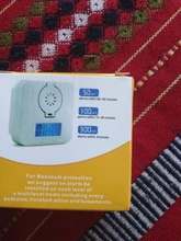 ANPWOO-Sensor LCD de monóxido de carbono, Detector Digital de humo, alarma de batería, alarma de seguridad