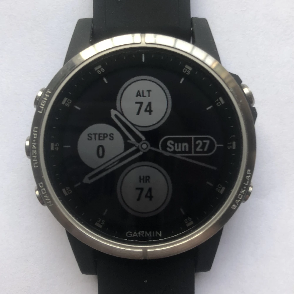 

Original Garmin Fenix5s Plus computer watch Used 90% New GPS Second-hand Support English Portuguese Spanish Cheap Free shipping