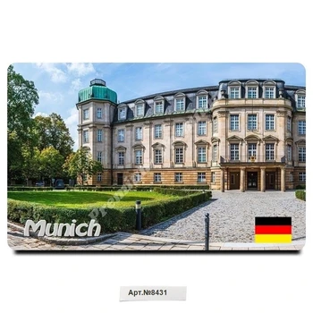 

"Munich, Germany. Souvenir magnet vinyl (size: 54x86mm). Free shipping. Fridge magnet.