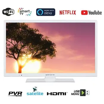 

Televisor led eas electric e24sl702w blanco - 24'/60.9cm - 1366*768 - dvb-t/t2/c/s/s2 hevc - smart tv - wifi - vga - 2*hdmi -