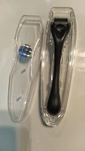 Rodillo de microagujas para el crecimiento de la barba, rodillo de titanio para el crecimiento del cabello, tratamiento para el cuidado de la piel, 1 Uds.