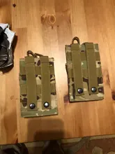 Funda táctica para walkie-talkie CQC 1000D, cinturón de cintura, bolsa para Radio Molle