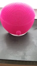 Eléctrica Facial de silicona cepillo de cuidado de la piel cara cepillo de vibración ultrasónica Limpieza de poros lavadora espinilla cepillo de limpieza facial