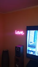Sign-Lamp Battery-Box Nightlight Led-Neon-Lights Christmas Wedding Double-Powered Love-Shape