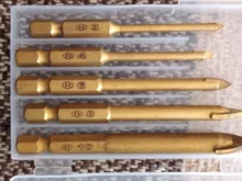 Drill-Bit-Set Tile-Cutter Power-Tools-Accessories Ceramic Glass Hex Shank TASP Carbide