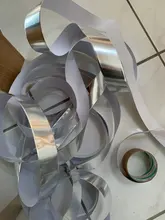 Adhesive-Tape Foil Duct Aluminium-Foil Repairs Thermal-Resist 5cm--17m Useful