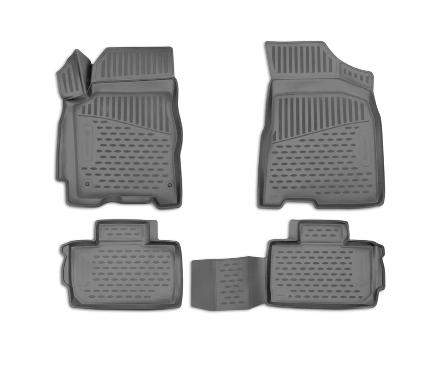 Коврики для Lada Priora 2007~ 2009 ковры Нескользящие полиуретановые грязезащитные аксессуары для салона автомобиля