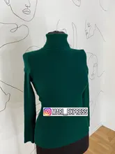 Knitted Sweater Jumper Pull Winter Tops Basic Turtleneck Women Korean Warm Autumn Slim