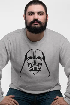 

Angemiel Wear Star Wars Darth Vader Gray Men 'S Sweatshirt