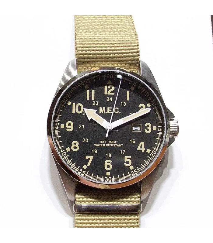 MEC военные часы в европейском стиле S.A.S. 42 хаки кварц S.A.S. 42 хаки(09