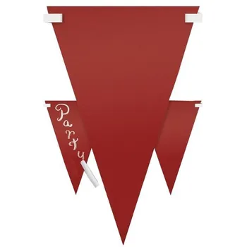 

Customizable Red Pennant