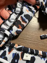 Bandeau Swimsuit Bikini-Set Beachwear Pleated Mini Thong Female Women 