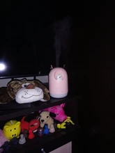 Humidificador ultrasónico con USB para el hogar, difusor de aceites aromáticos, lámpara LED de Color romántico, 300ml