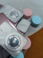 2 unids/par lentes de contacto de Color para ojos lentes de contacto de Color marrón, Azul, Gris, lentillas de colores de belleza ojos de Color