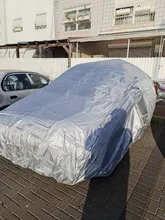 Funda exterior universal para coche, protector impermeable a prueba de polvo, sol y nieve para vehículo sedán o VUD