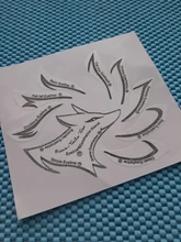 Stencils Sticker Templates Eyeshadow Eye-Makeup Eyebrow 12-Styles 24pcs Easy-To-Use