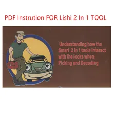 Tylko instrukcja obsługi PDF dla narzędzia Lishi 2 w 1 2w1 instrukcja obsługi książki instrukcja obsługi blokada samochodu z instrukcją Pdf tanie tanio CN (pochodzenie) PDF Instrution FOR Lishi 2 In 1 TOOL