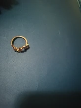 Anillo de cola ajustable para mujer y niña, accesorios de joyería con diamantes de imitación, hojas trenzadas, flores wishful, novedad, venta al por mayor