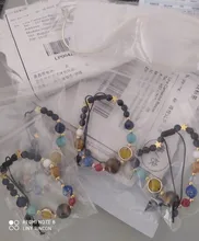 Pulseras y brazaletes de cuentas de planetas del universo para mujer y hombre, joyería de moda, pulsera de energía de sistema Solar Natural, 2019