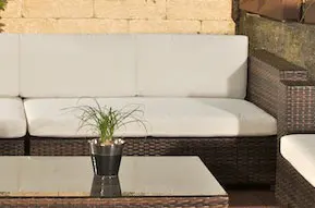 

Seitenelement Links Barcelona Cremeweiß Flachrattan