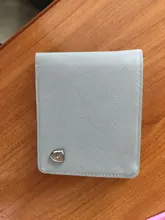 Cartera de cuero con patrón cruzado para Hombre, cartera masculina con diseño cruzado de Color sólido, Billetera de cuero con múltiples tarjetas de posición, a la moda