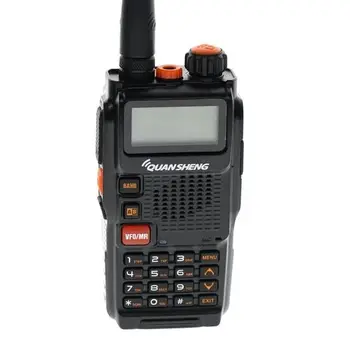 

Quansheng Handheld Two Way Radio, Long Distance Noise Cancelling Walkie Talkies UHF VHF TG-K4AT (UV)