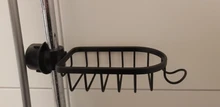 Shelf Organizer Rack-Holder Shampoo Soap Shower-Storage Aluminum-Basket for with Hooks