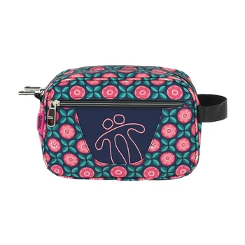 

School case two compartments multicolor printed Florine-Plasticine