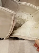 AIYUQI-Botas cortas de cuero genuino para mujer, botines de lana cálidos y antideslizantes, para estudiantes, para invierno, 2021