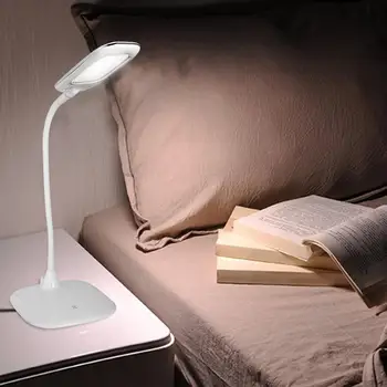 

High Brightness Eye-Protection Led Table Lamp 3 Grade Dimmable With Touch Key Soft Lamp Arm 360° Adjustable Energy Saving