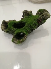 Aquarium-Decoration Fish-Tank Tree House-Hole Resin for Mountain-View